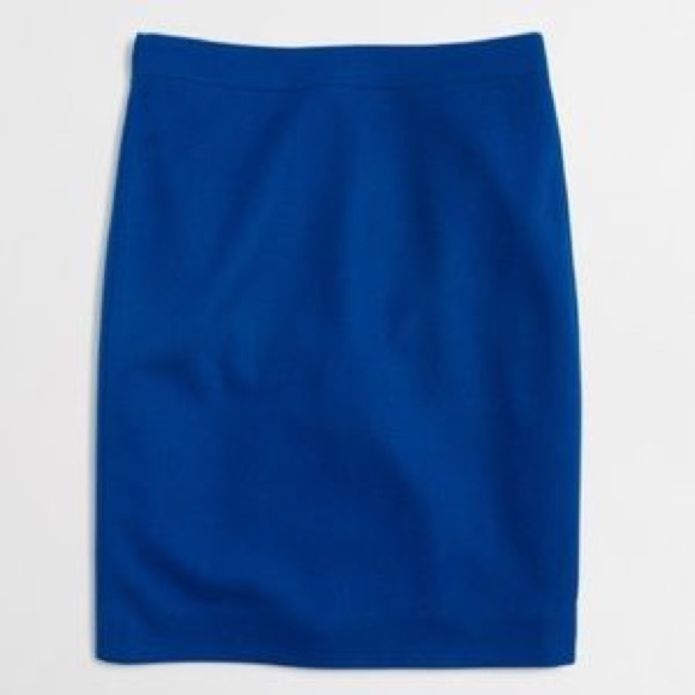 J. Crew royal blue pencil skirt